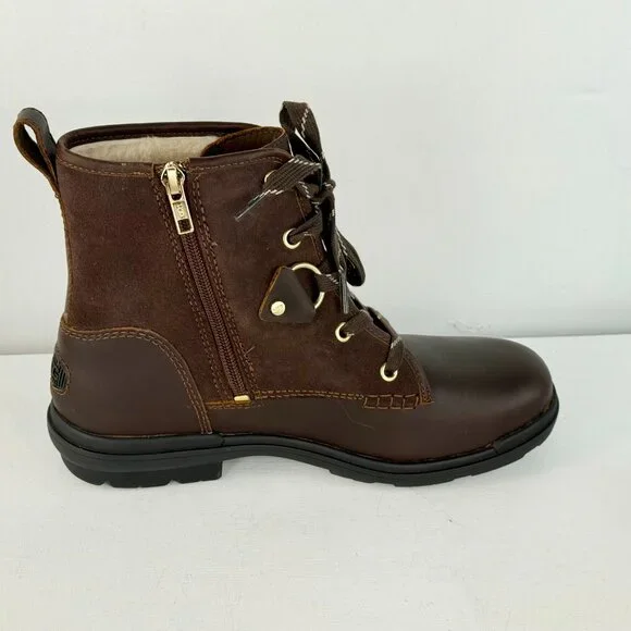 Size 9 - Women's UGG Hapsburg Hiker Boots - Scotch Waterproof Leather - Picture 5 of 14